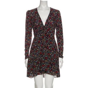 Silk A.L.C. Floral long sleeve mini dress